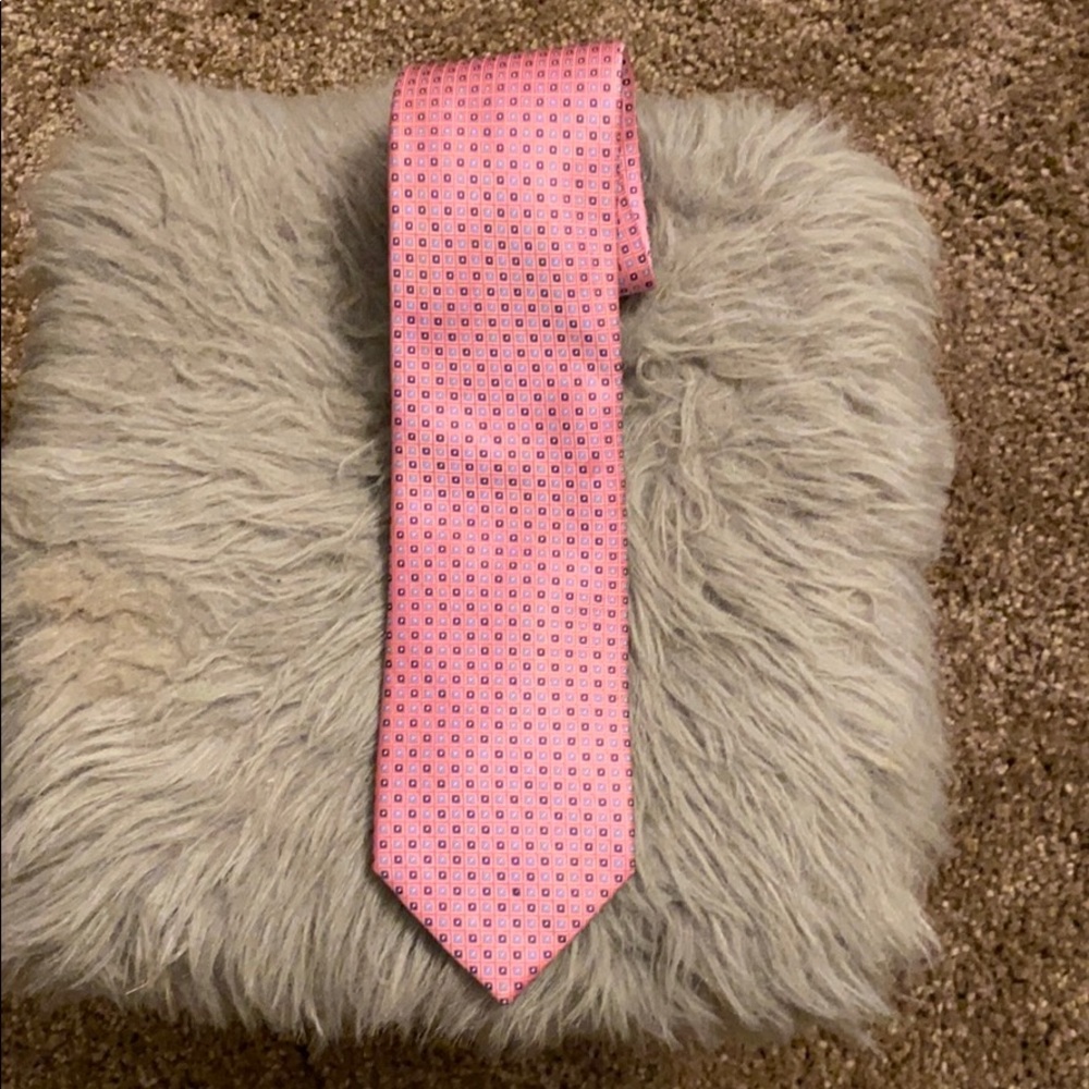 this classic Core Neat Tie from Tommy Hilfiger